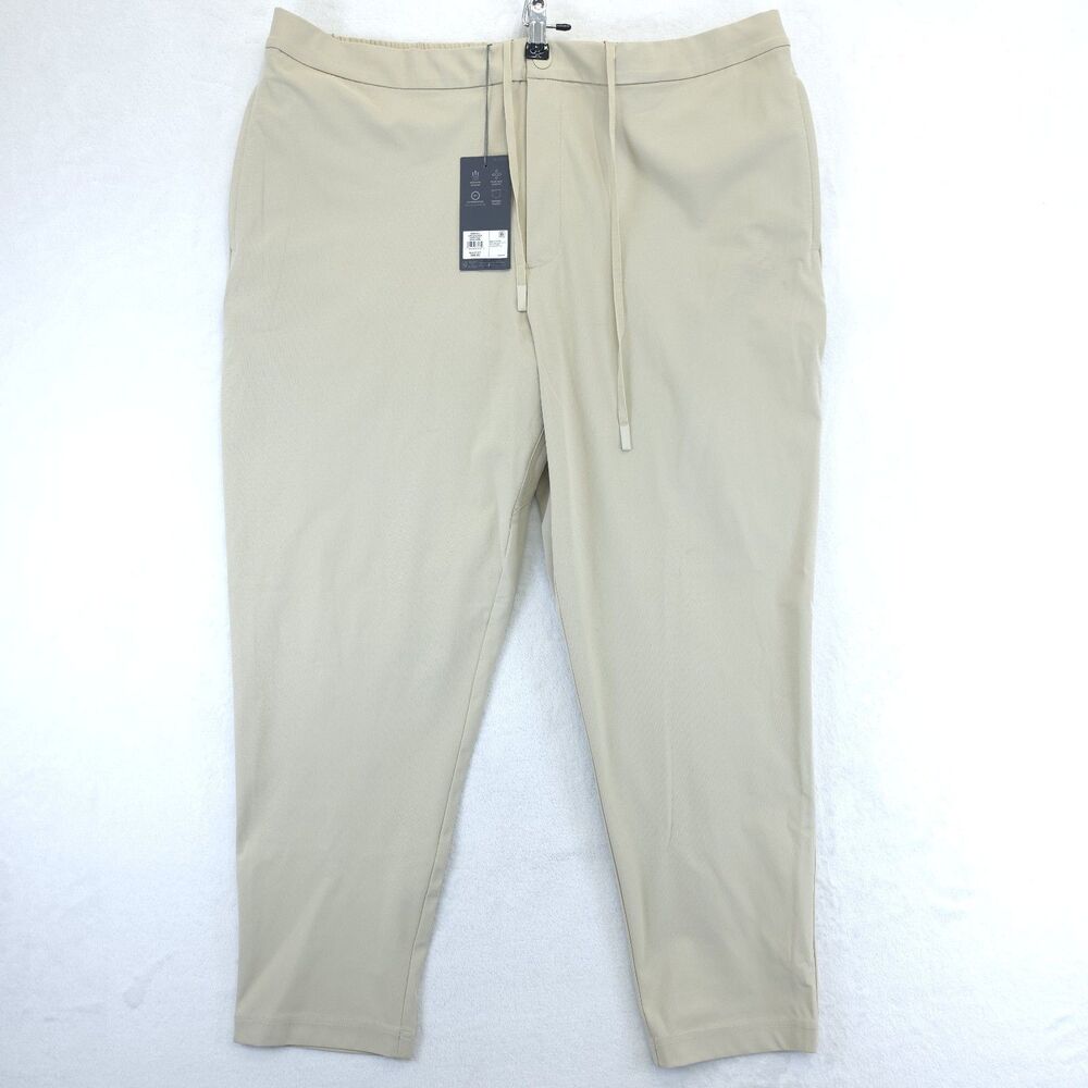 VRST Limitless Slim Tapered Pants Mens XXL Khaki Sand NWT